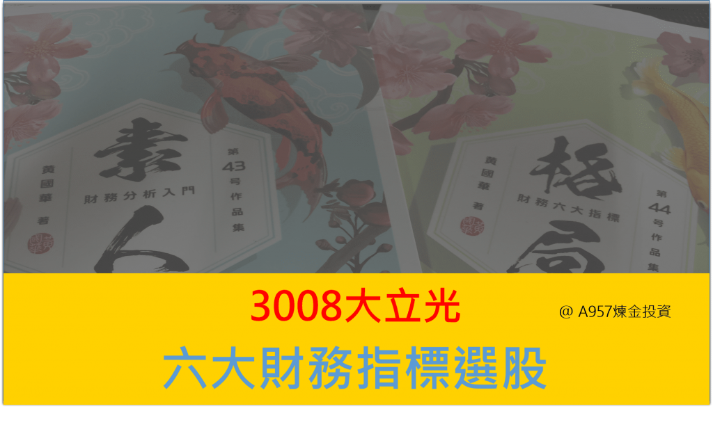 3008-素人、格局財務指標